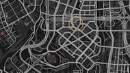 Map location of Unicorn Vanilla Club in the game (Image via Rockstar Games)